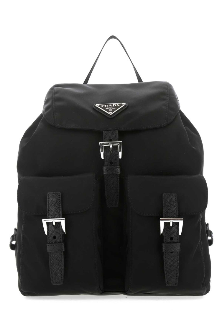 Prada Black Re-nylon Small Backpack