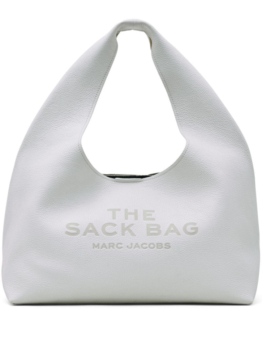 Marc Jacobs The Sack Leather Xl Shoulder Bag In White