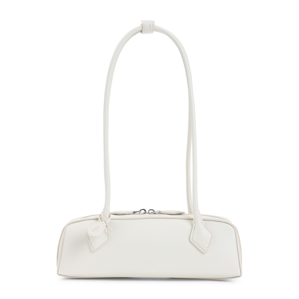 Alaïa Teckel Small Shoulder Bag In White