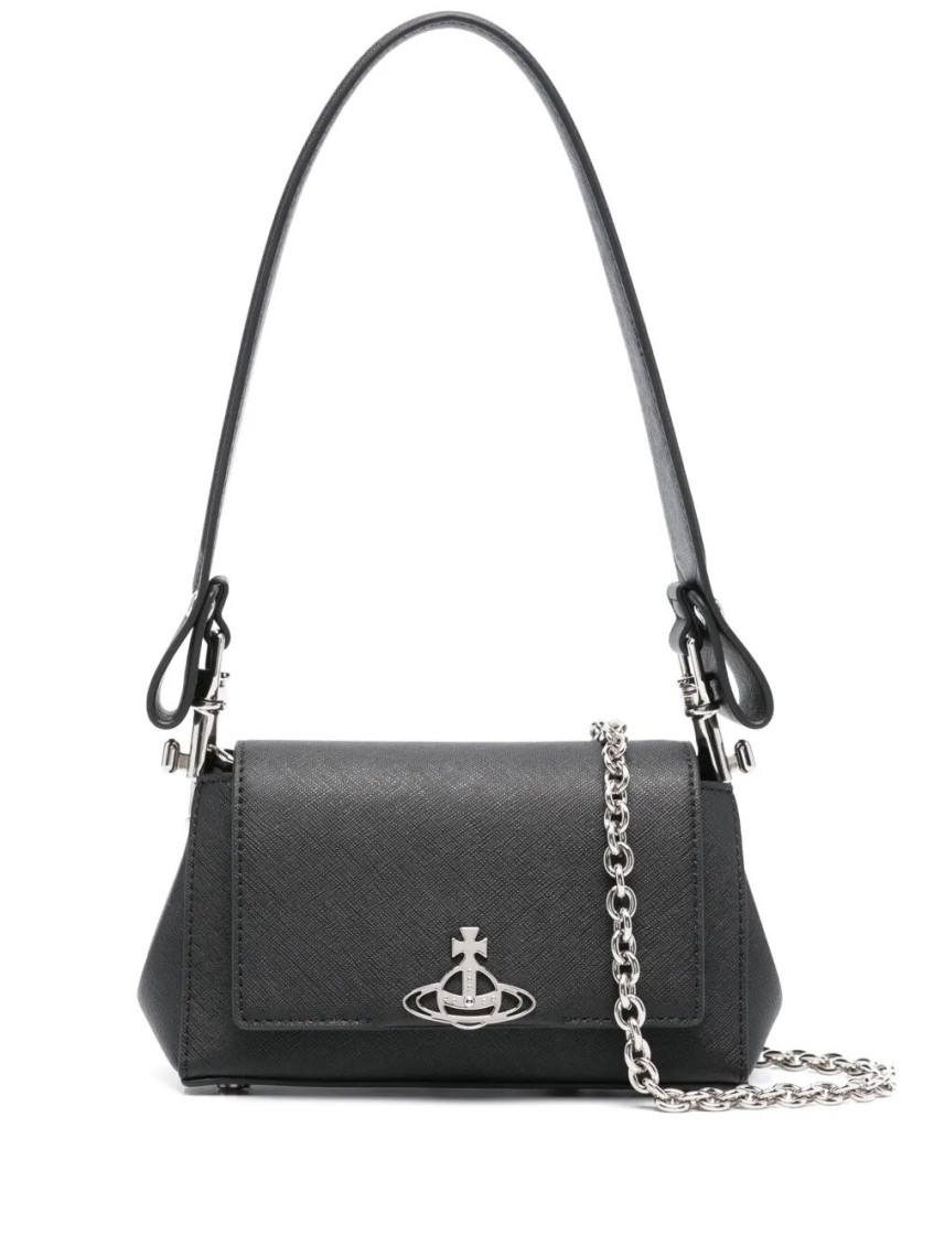 Vivienne Westwood Hazel Small Handbag In Black