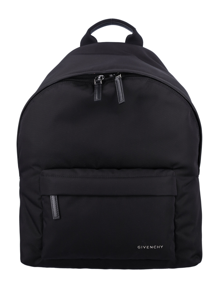Givenchy Rounded Silhouette Backpack With Subtle Logo Detail In Black