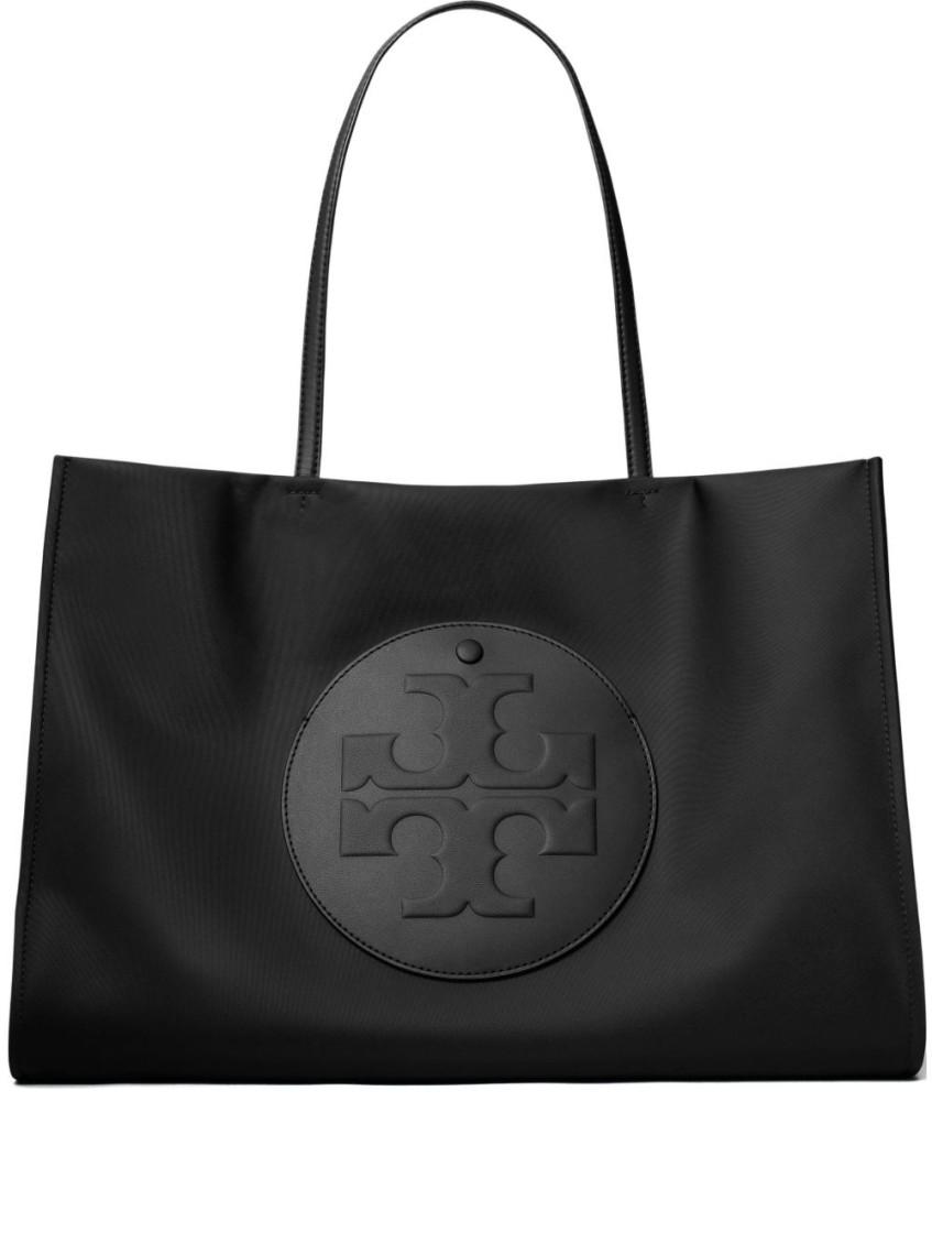 Tory Burch Black Ella Large Tote