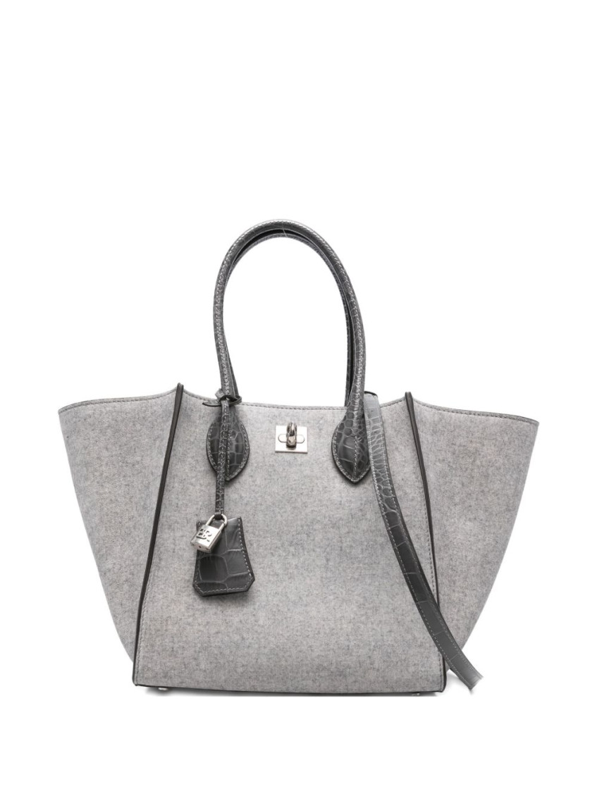 Ermanno Scervino Grey Maggie Medium Tote In Gray