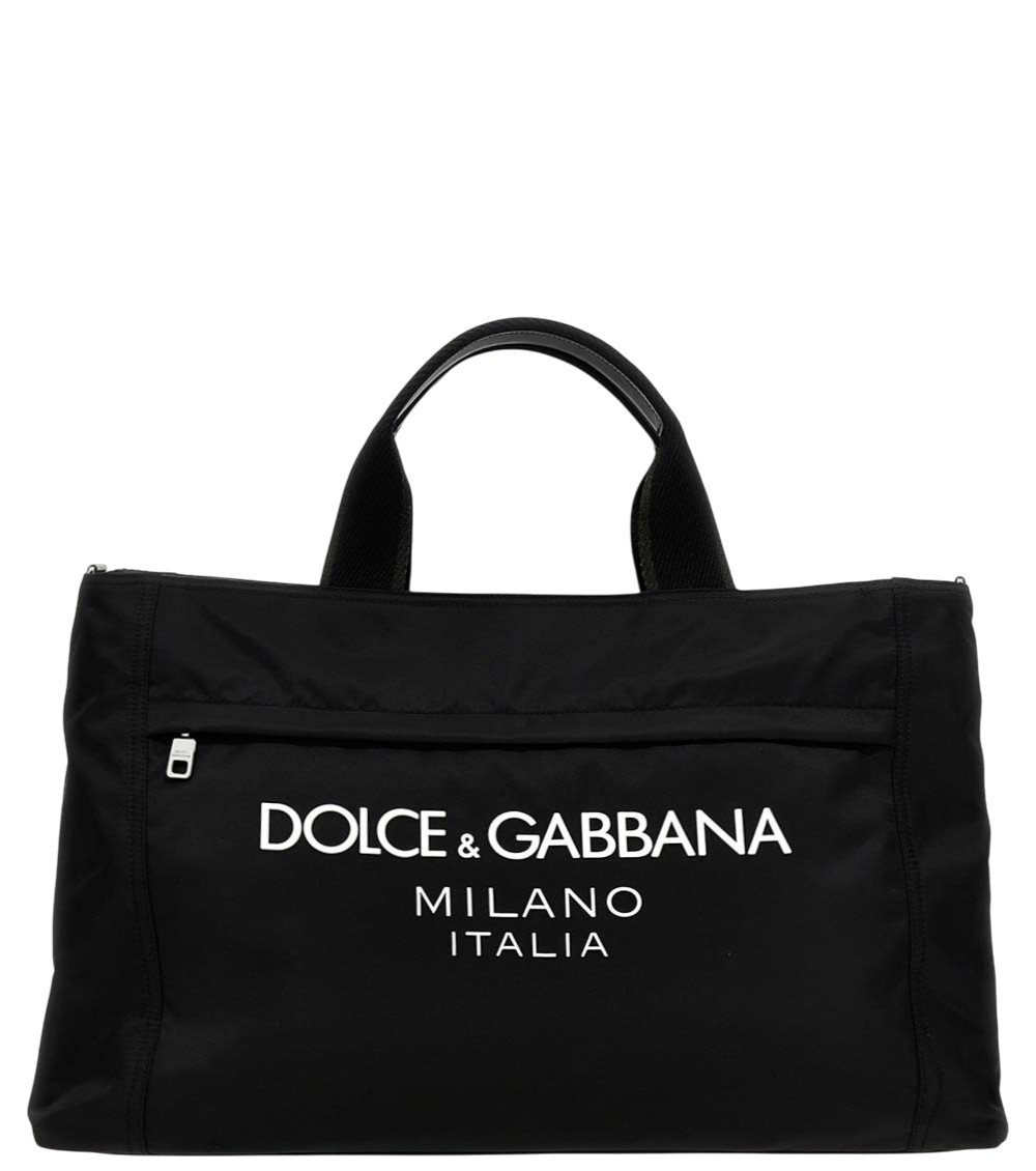 Dolce & Gabbana Black Logo Duffle Bag for Women Online India at
