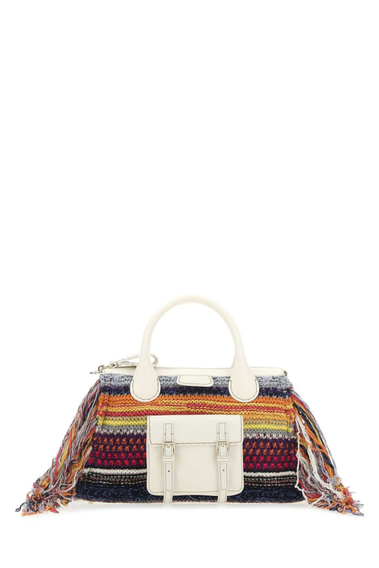 CHLOÉ MULTICOLOR EDITH MEDIUM SATCHEL BAG