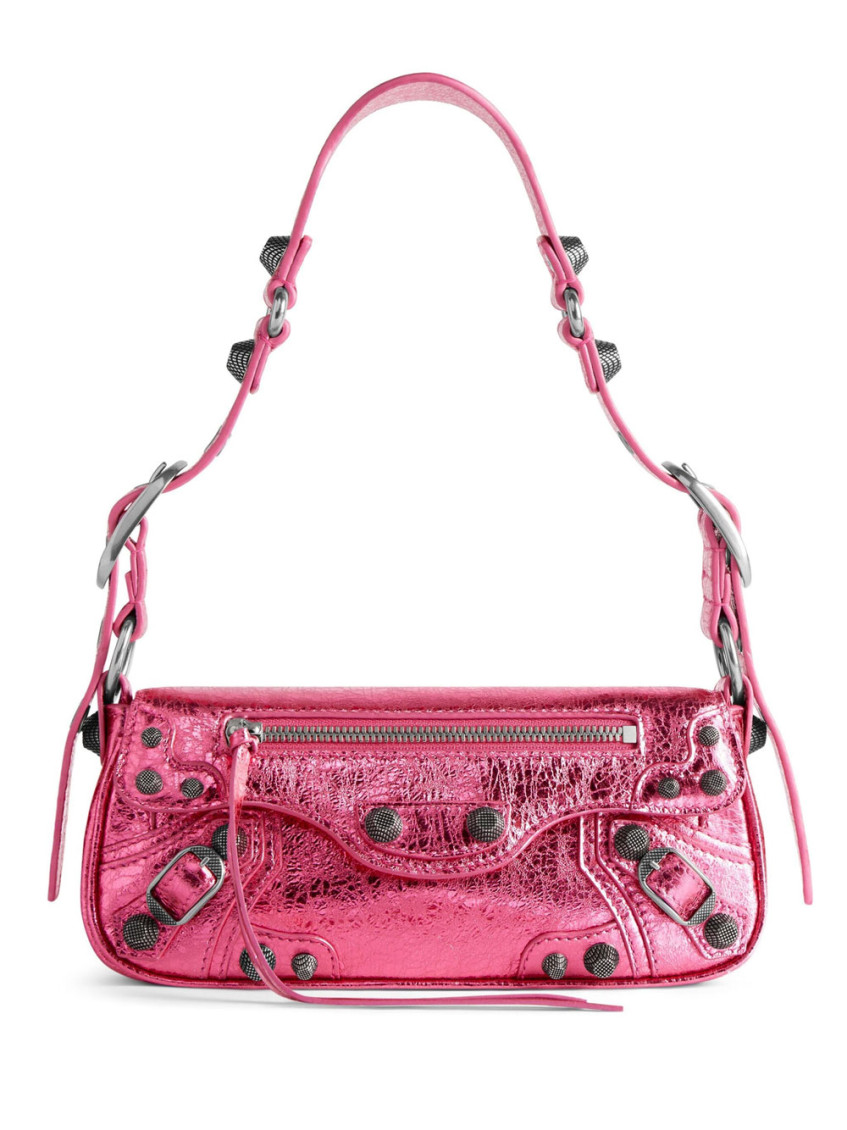 Shop Balenciaga Pink Le Cagole Sling Mini Shoulder Bag