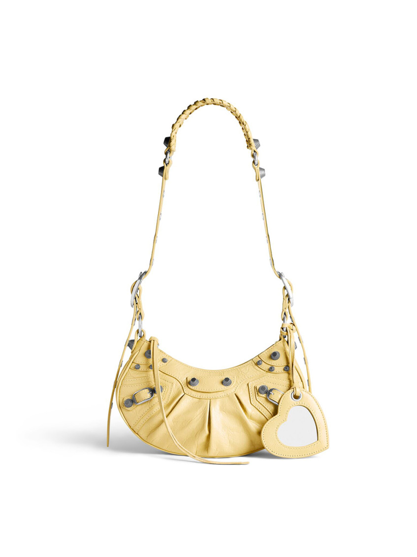 Balenciaga Yellow Le Cagole XS shoulder bag for Women Online