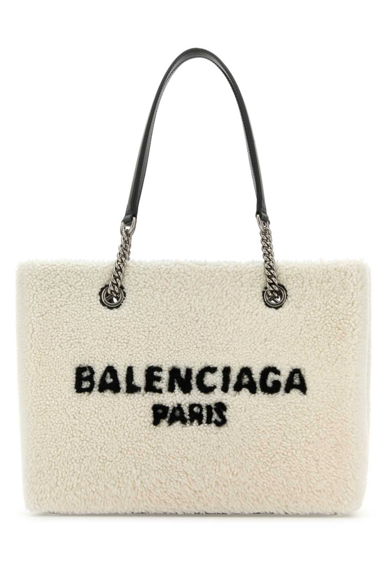 Shop Balenciaga White Duty Free Medium Handbag