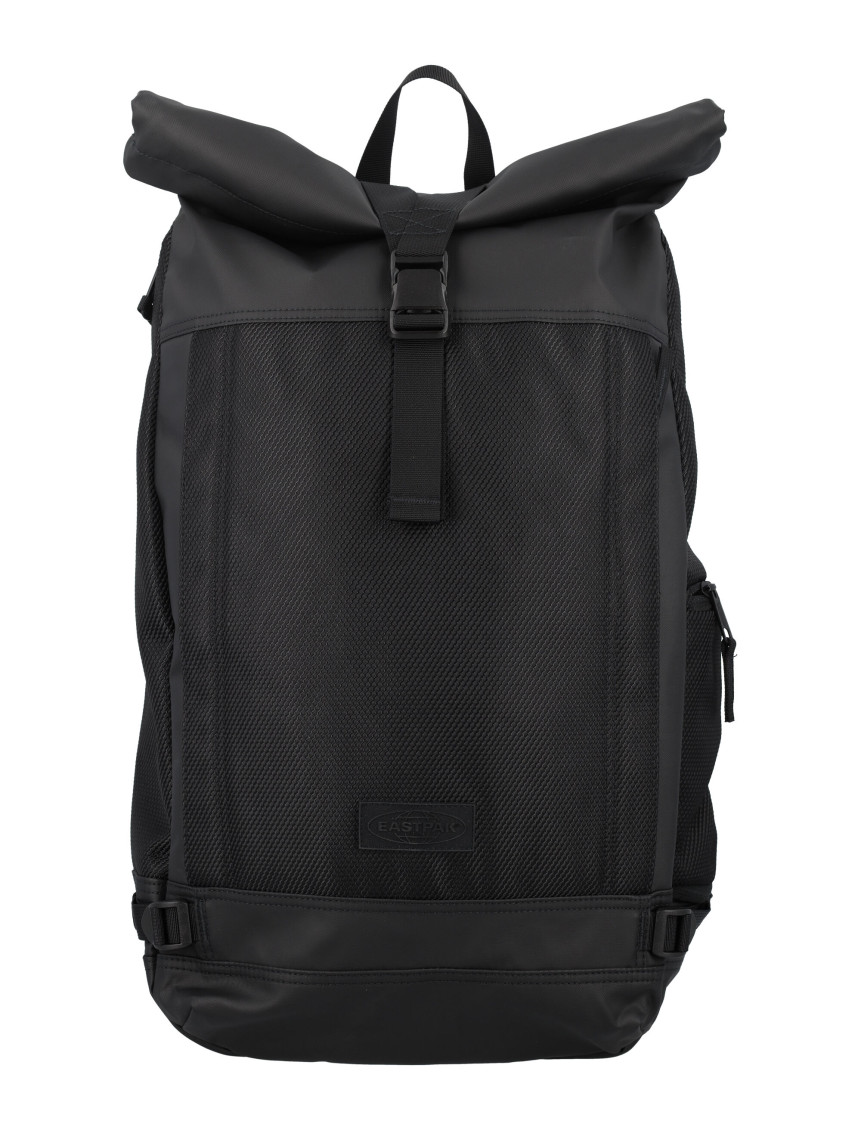 Eastpak Tecum Roll Fold-over Backpack In Black