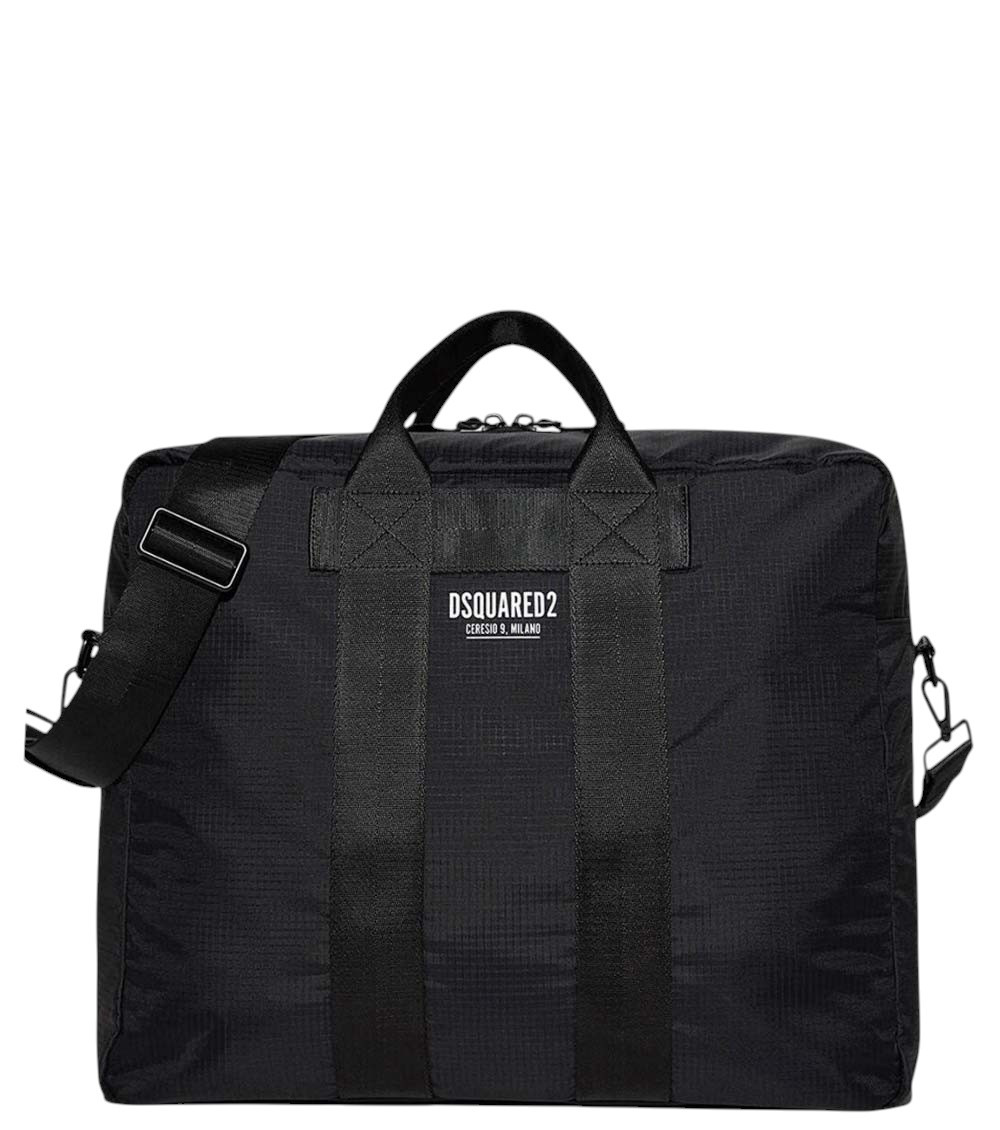 Dsquared2 Black Ceresio 9 Large Duffle Bag for Men Online India at