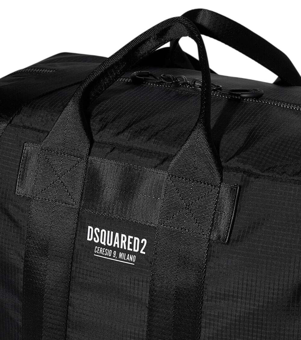 DSQUARED2 ボストンバッグ 黒 Ceresio 9 Dsquared2 Black Ceresio 9 Large Duffle Bag for Men Online India at