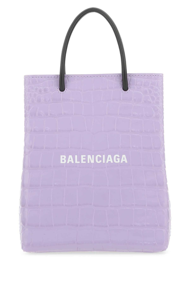 Balenciaga Women's Lilac Leather Handbag In Light Purple
