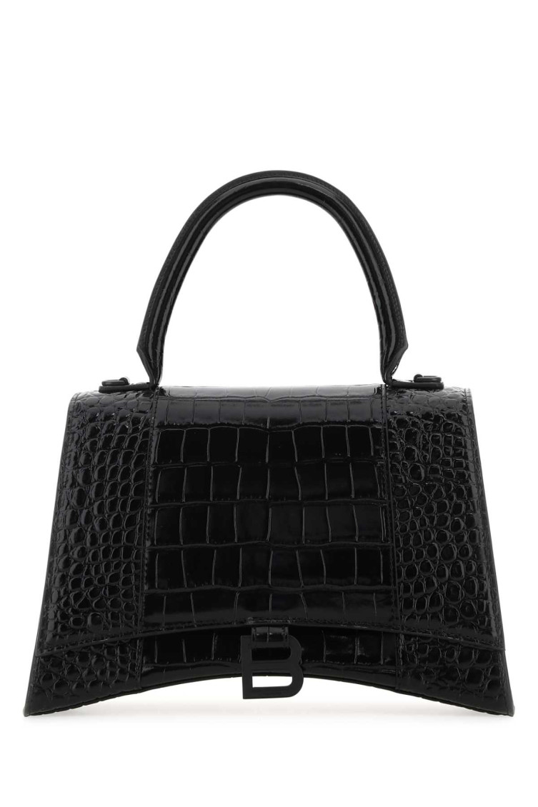 Balenciaga Black Hourglass Satchel Bag for Women Online India at Darveys