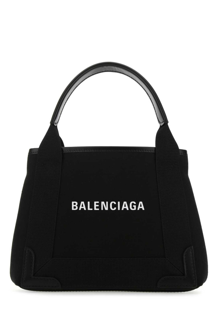 Balenciaga Black Cabas Xsl Satchel Bag In Black