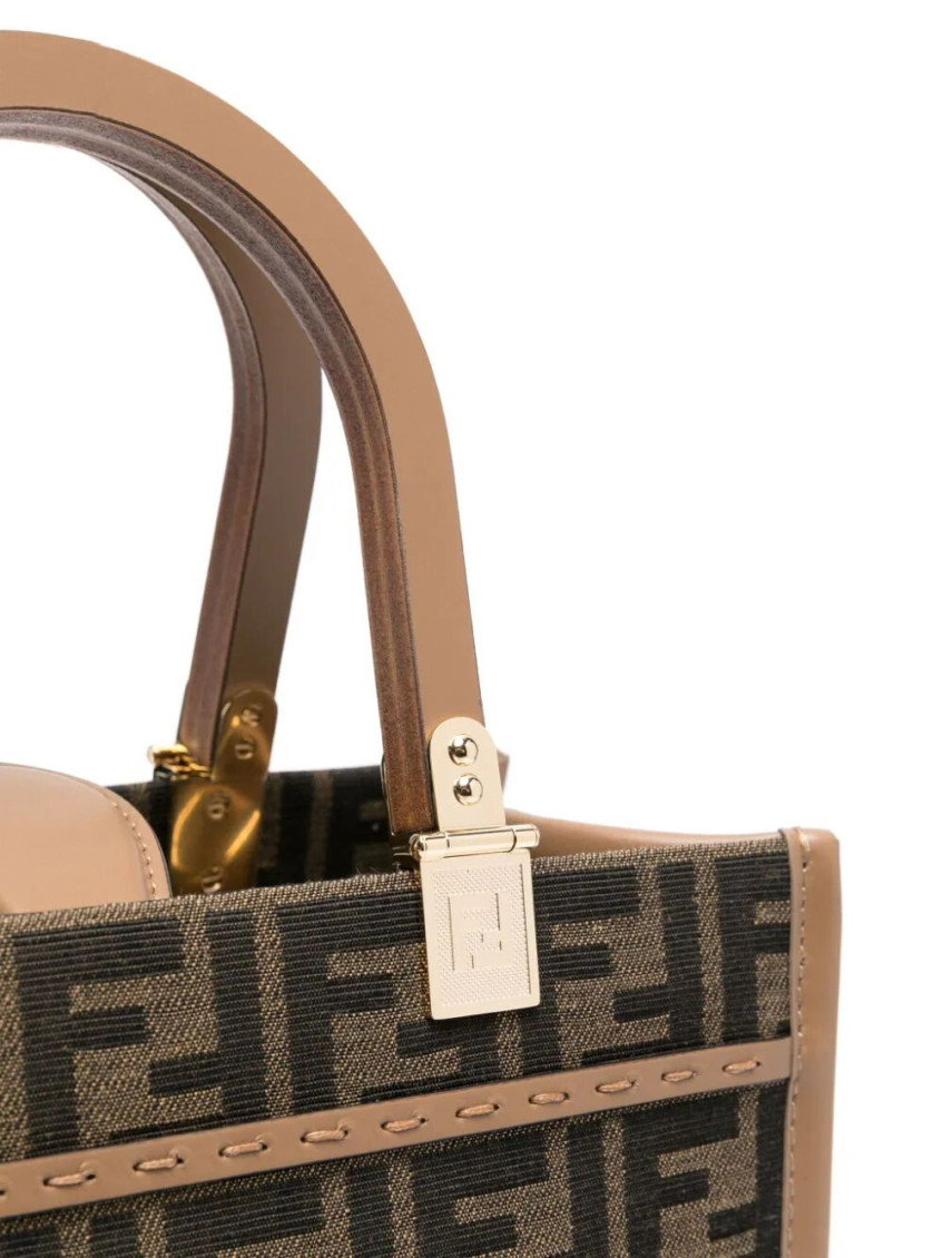 Fendi Brown Sunshine Small satchel Bag for Women Online India at