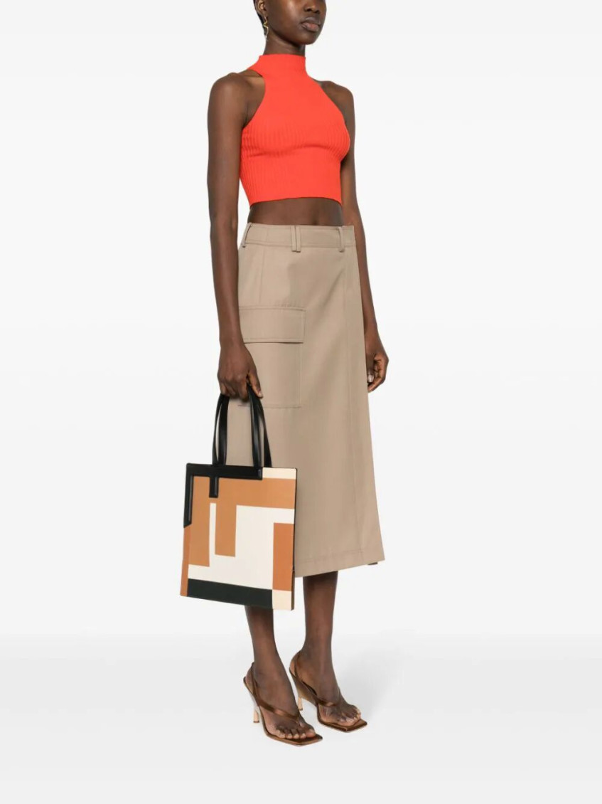 Fendi Multicolor Fendi Flip Medium Tote Bag for Women Online