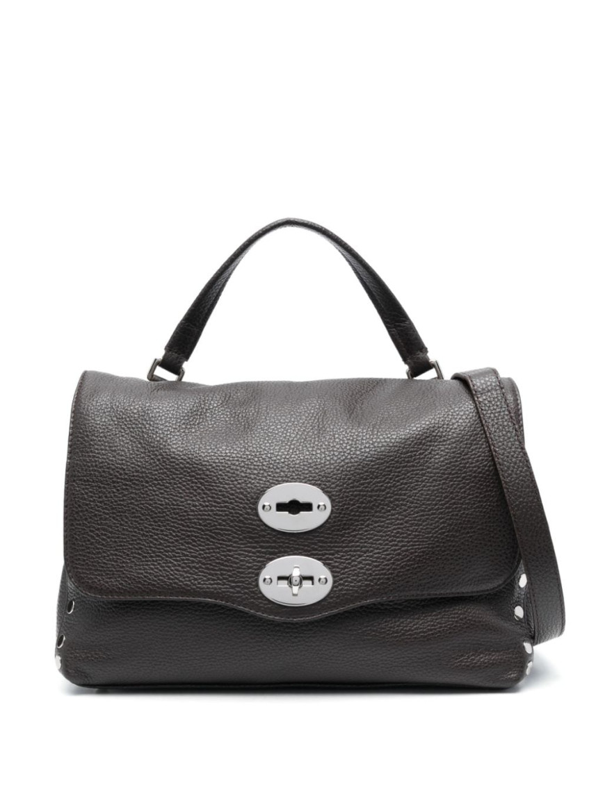 Zanellato Dark Brown Postina Daily Satchel In Brown