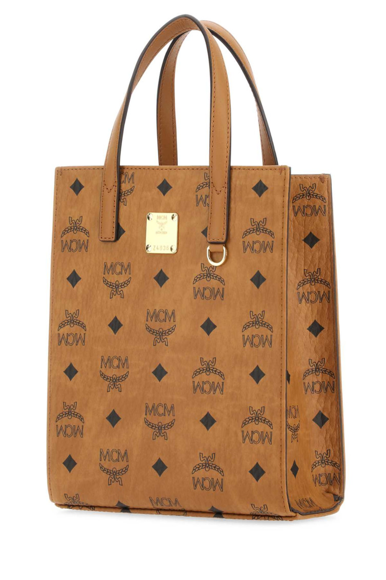 トートバッグ Mcm Printed Canvas Shopping Bag MCM Printed canvas shopping bag