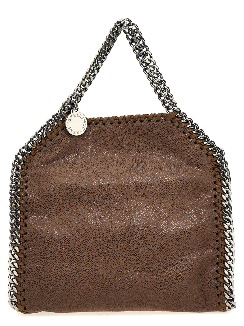 Stella Mccartney Brown Tiny Falabella Tote In Brown