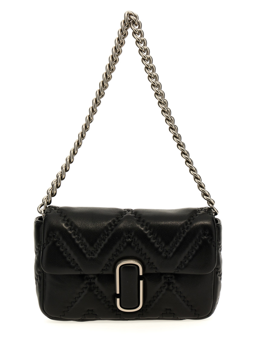 Marc Jacobs The Quilted Leather J Marc Shoulder Bags Black In Black