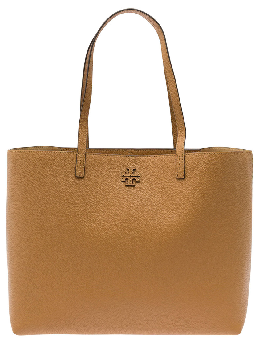 Tory Burch Beige Mcgraw Tote Bag In Beige