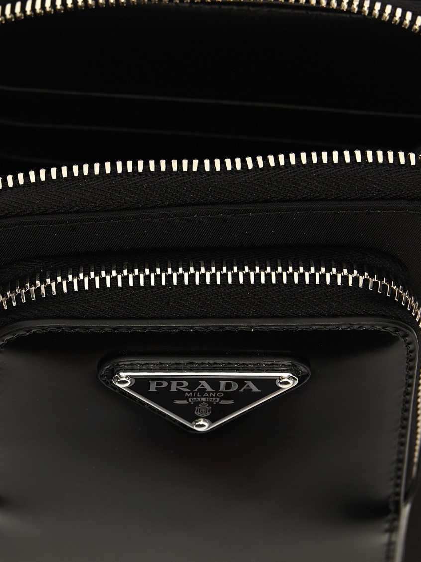 Prada Black Re-nylon Crossbody Bag for Men Online USA at