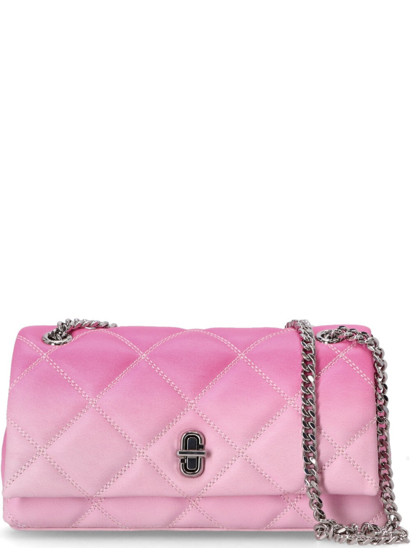Marc Jacobs Pink The Dual Chain Shoulder Bag In Pink