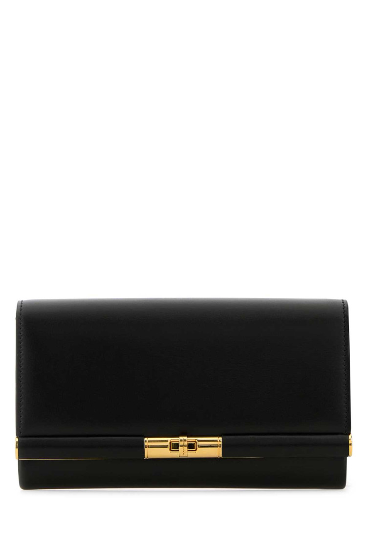 Dolce & Gabbana Marlene Wallet Leather Handbag In Black