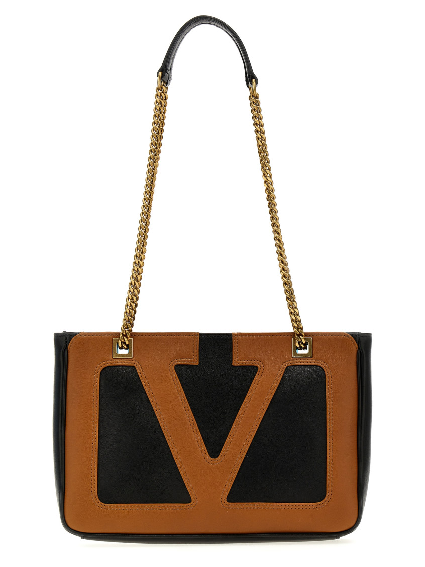 Valentino Viva Superstar Small Tote Bag In Black