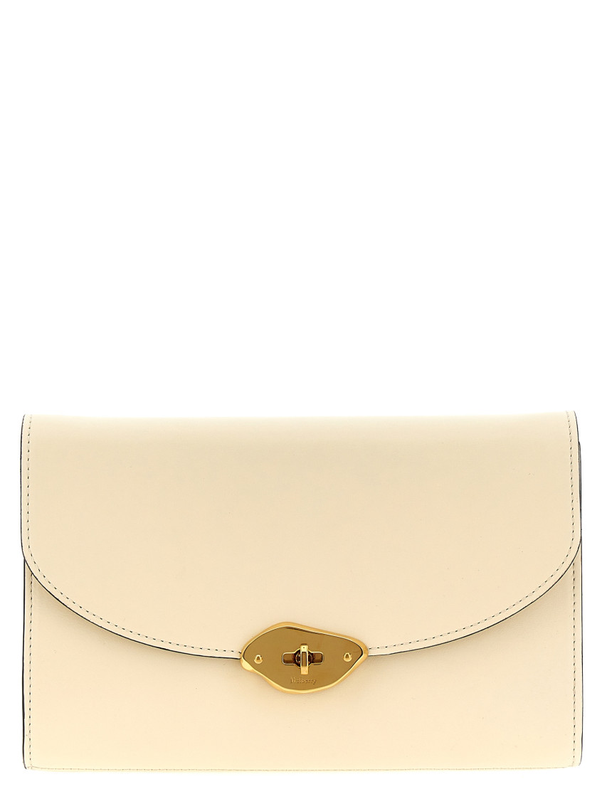 MULBERRY OFF WHITE LANA CLUTCH 