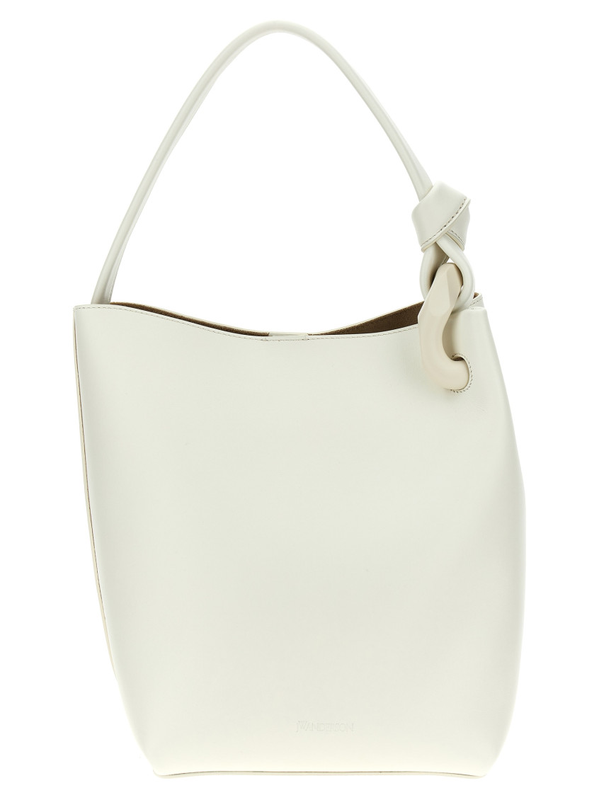 Jw Anderson White The Jwa Corner Bucket Bag In White