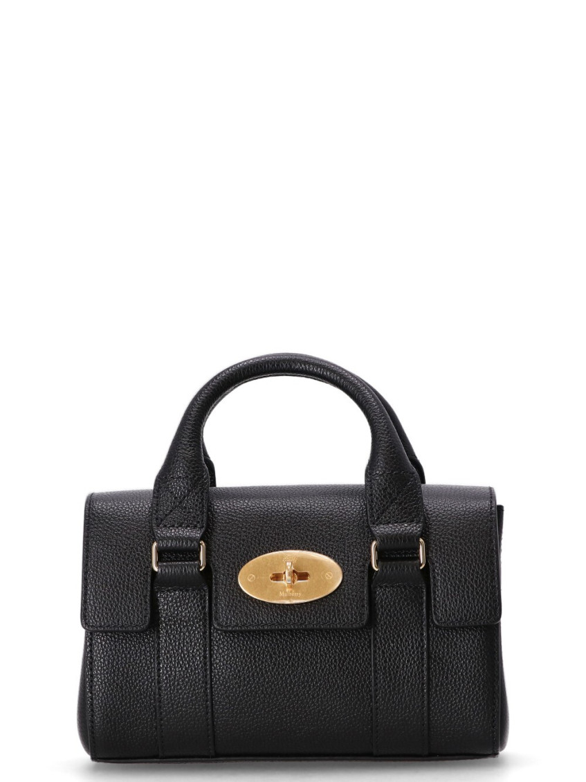 Mulberry Black Bayswater Mini Satchel