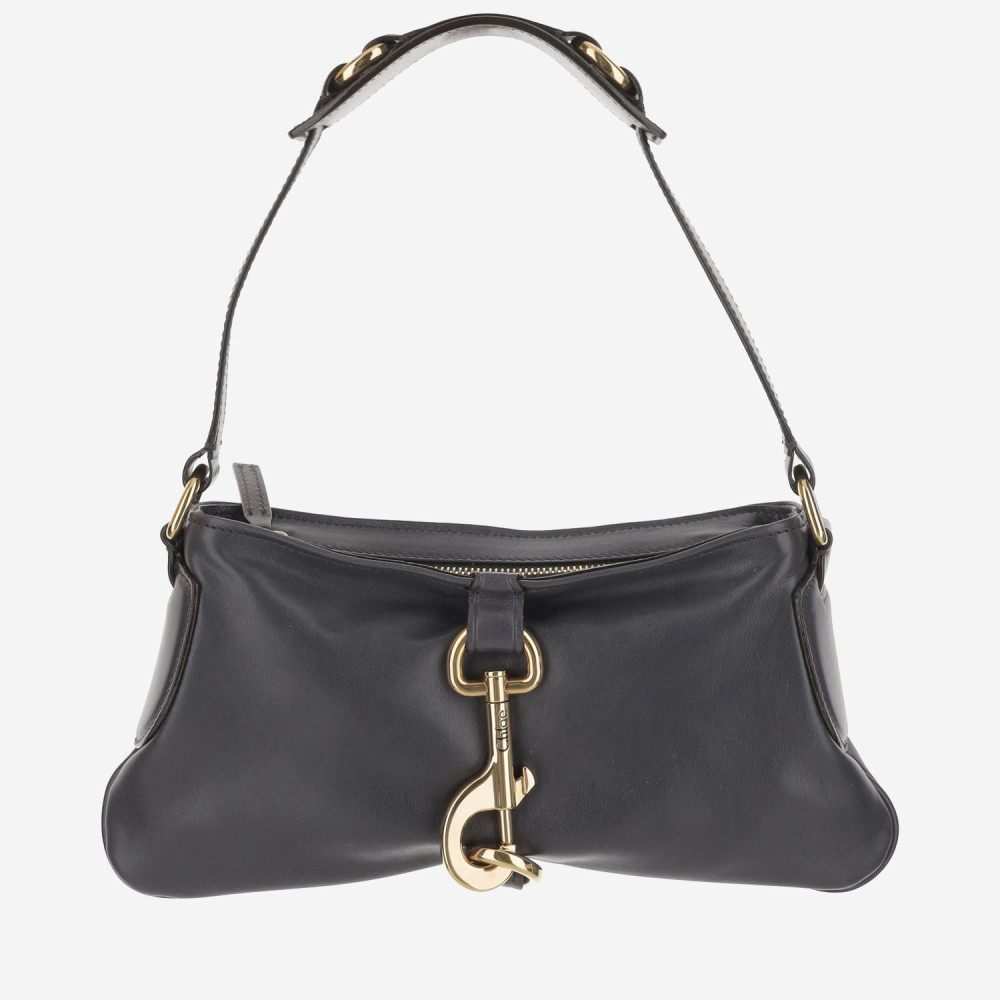 Shop Chloé Navy Blue Kerala Shoulder Bag