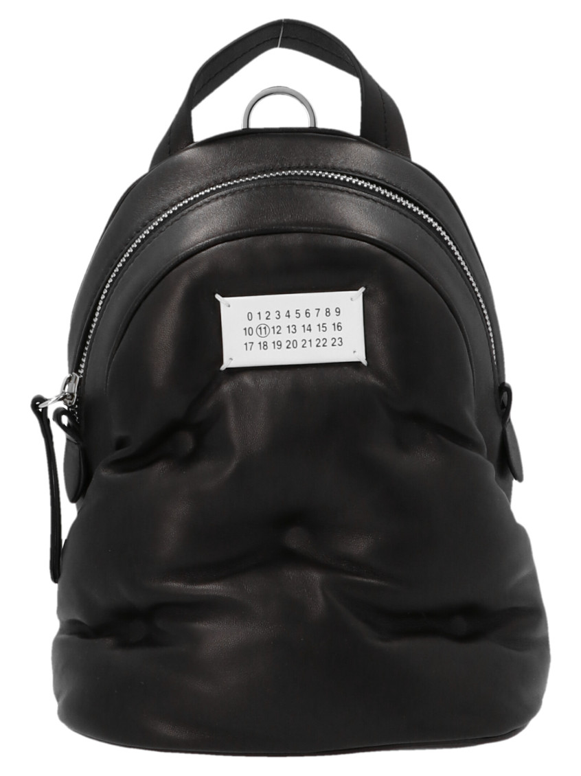 Maison Margiela Black Glam Slam Backpack In Black