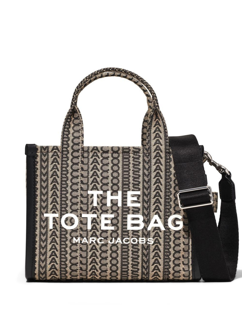 Marc Jacobs Beige The Monogram Small Tote Bag In Beige