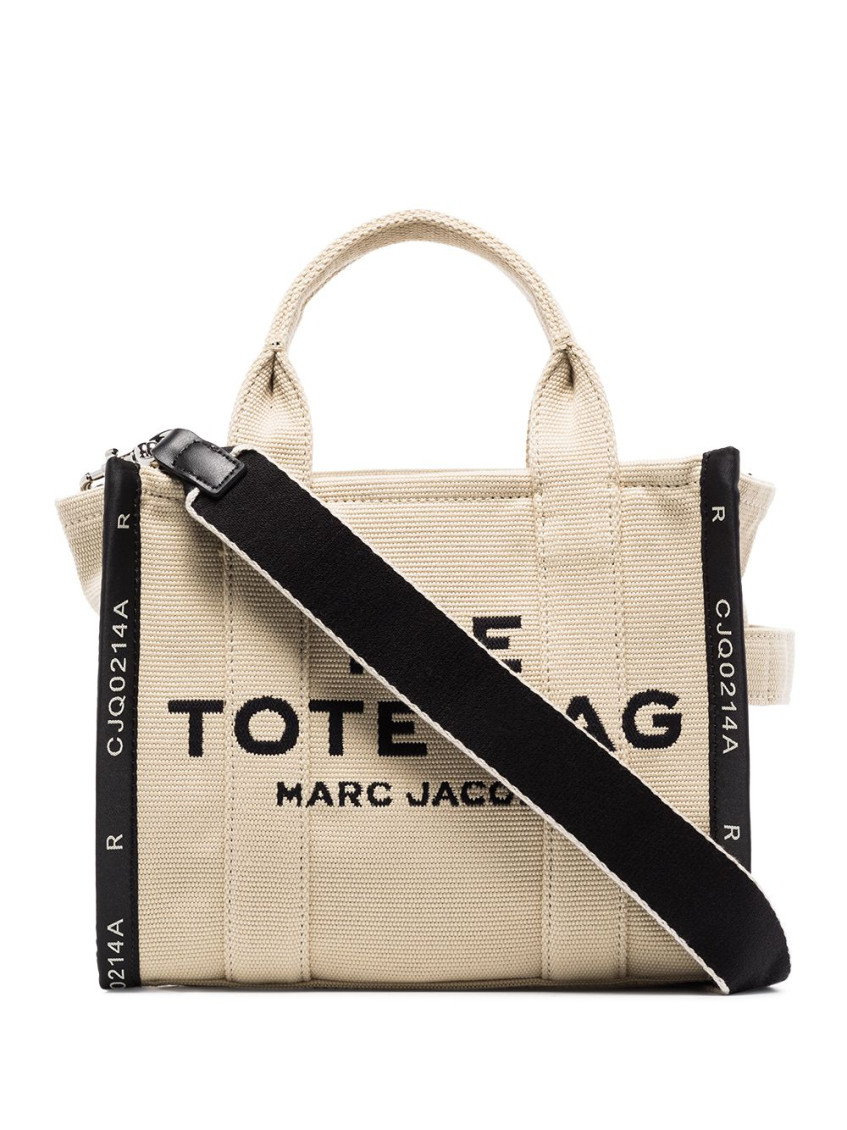 Marc Jacobs Women The Jacquard Small Tote Bag In Beige