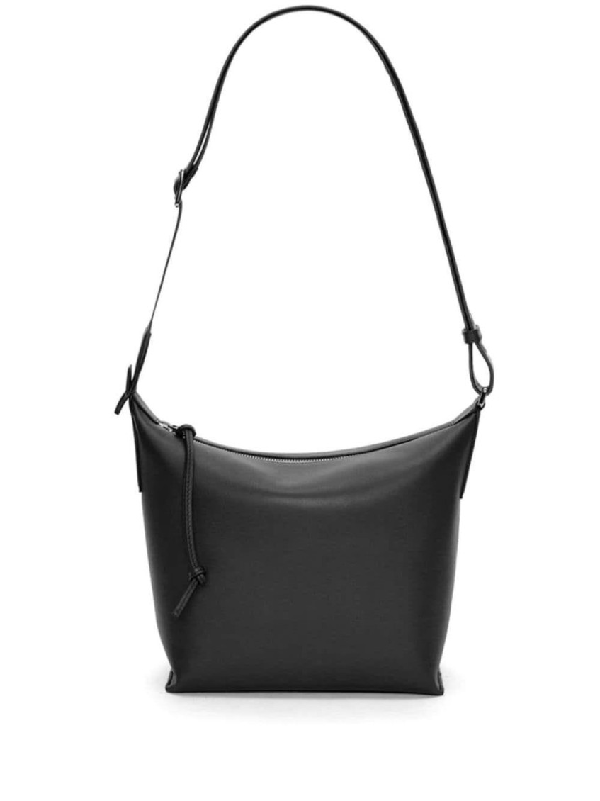 Loewe Small Leather Cubi Cross-body Bag In Black