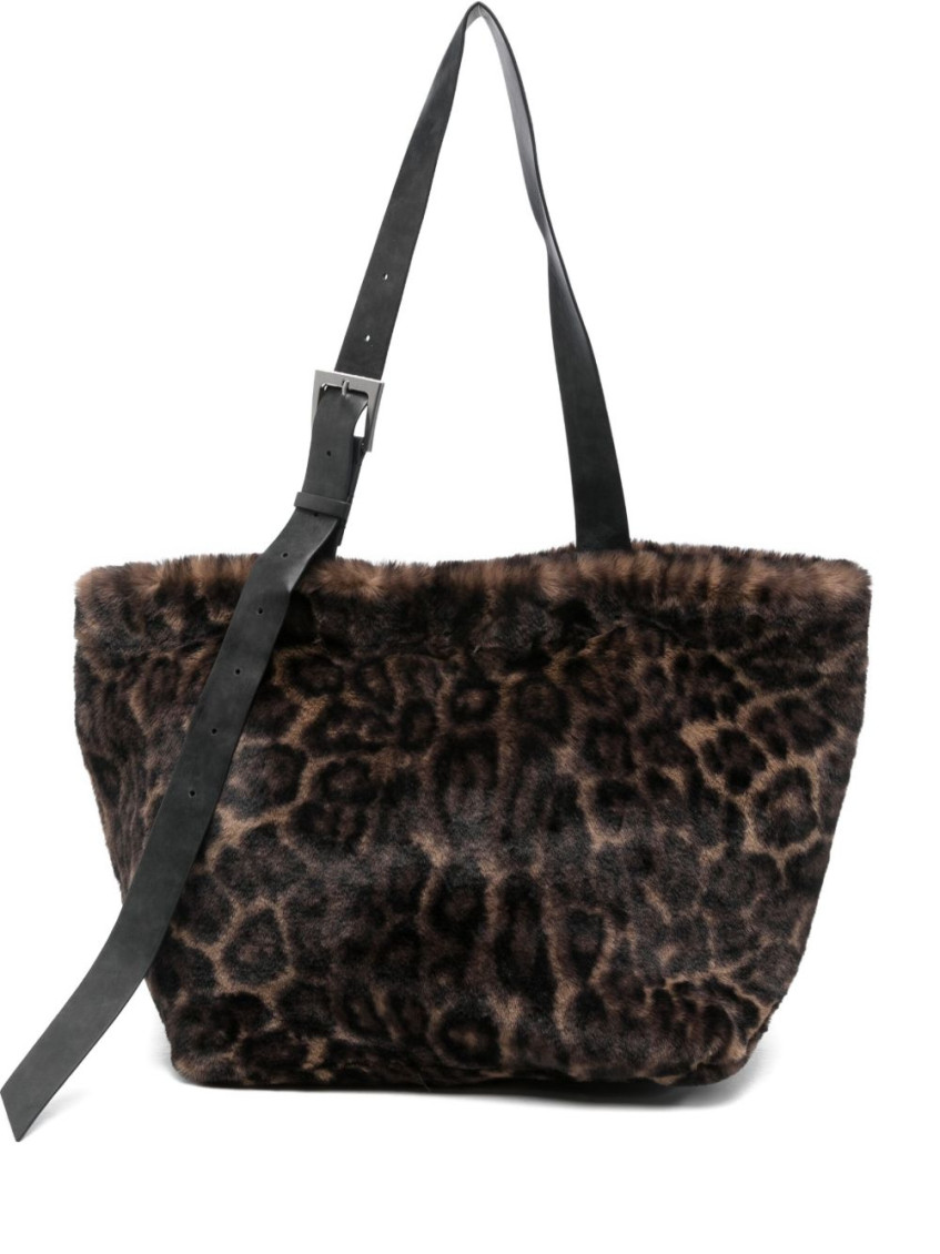 Apparis Leopard Print Esti Tote In Animal Print