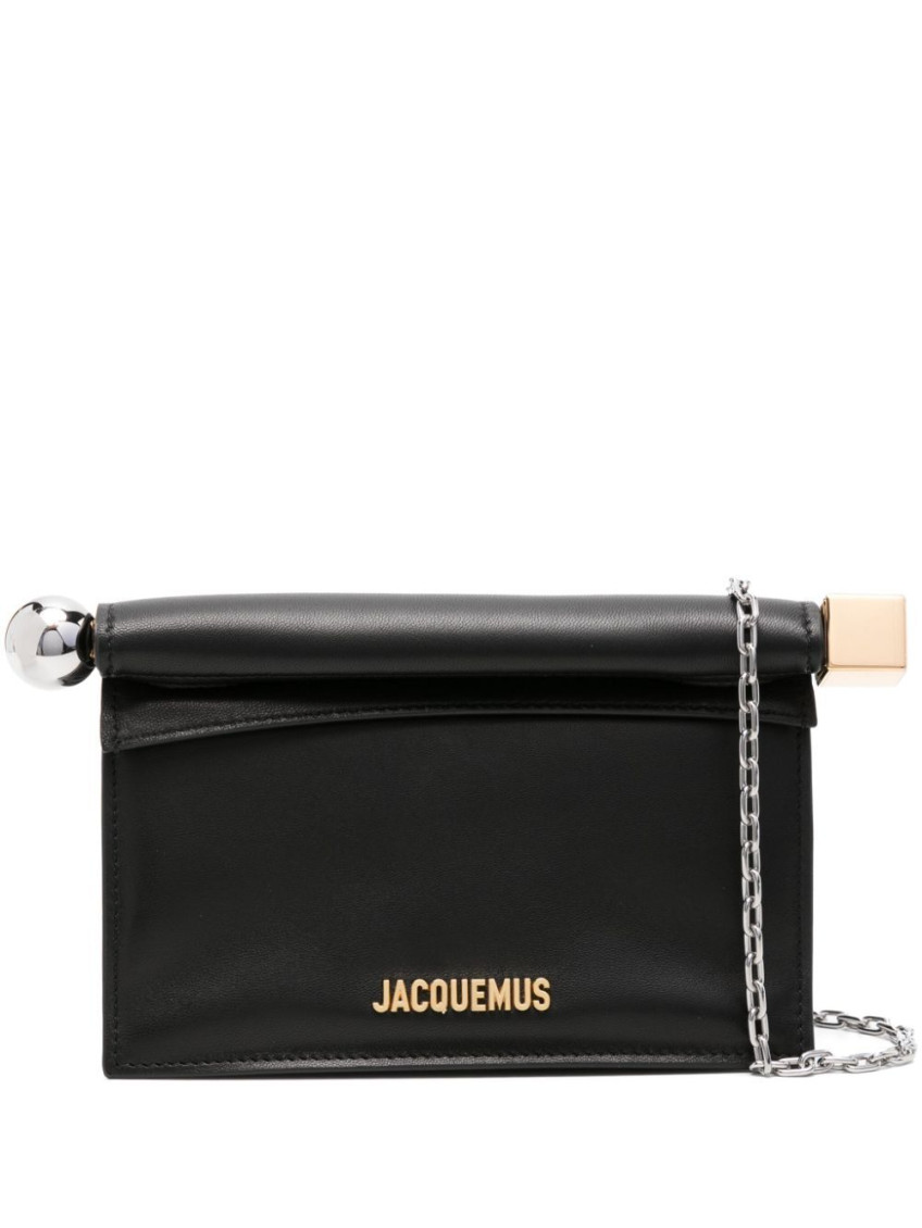Shop Jacquemus Black La Petite Clutch