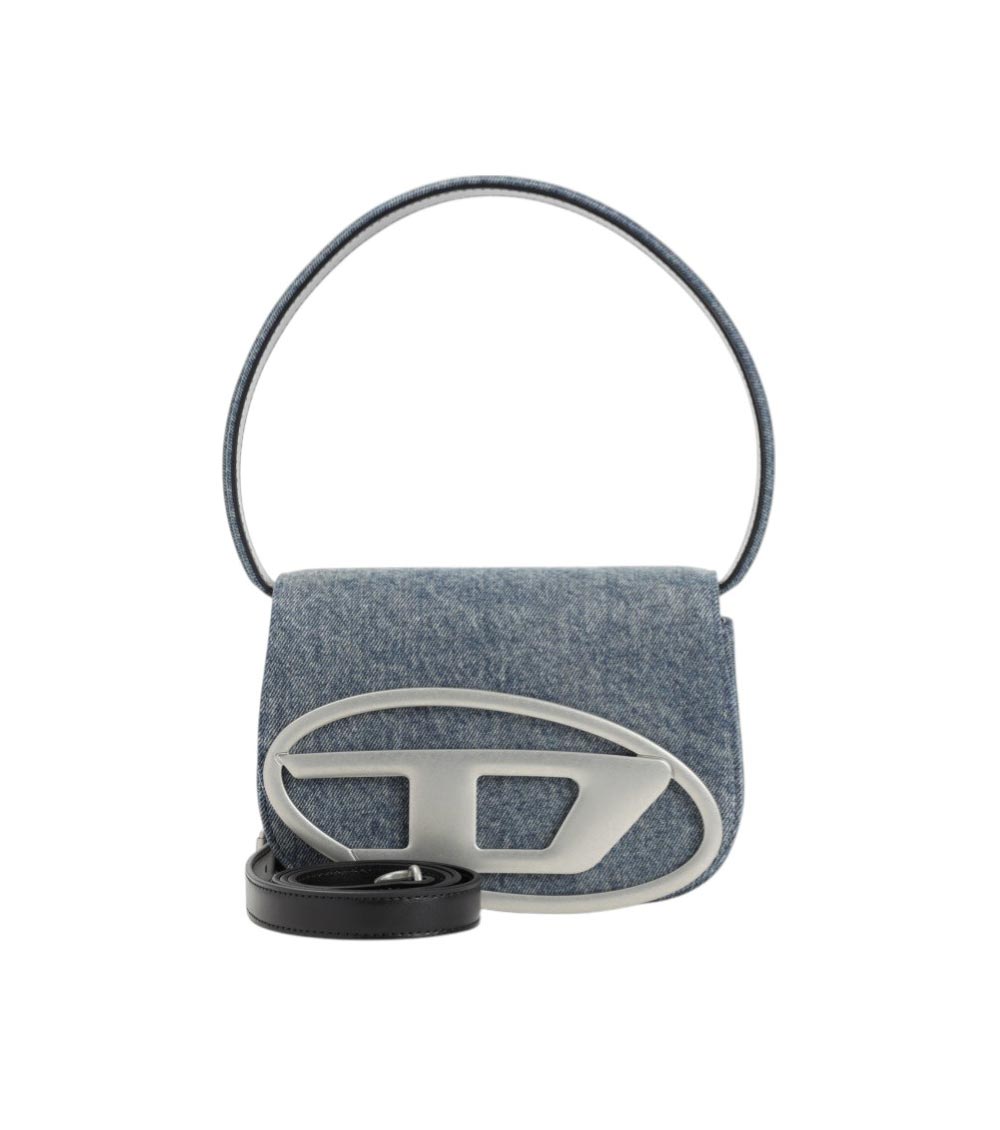 Diesel Blue 1dr Shoulder Bag In Denim