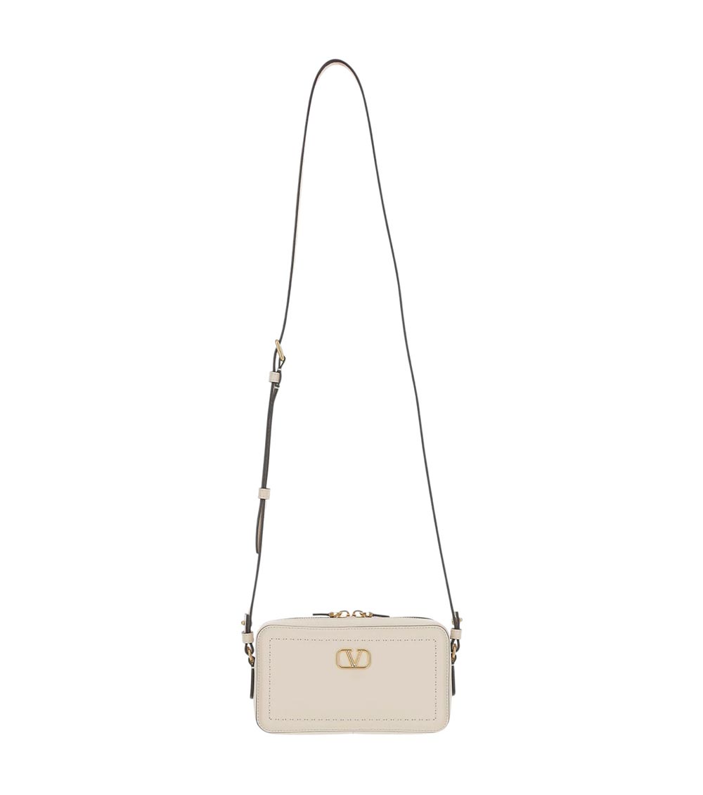 Valentino Beige Mini Alltime Shoulder Bag