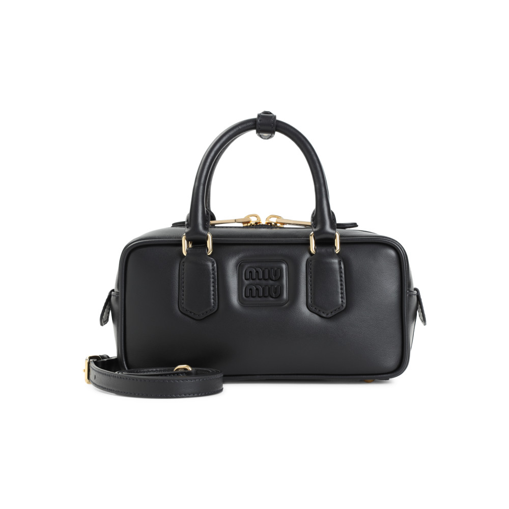 Miu Miu Arcadie Leather Shoulder Bag