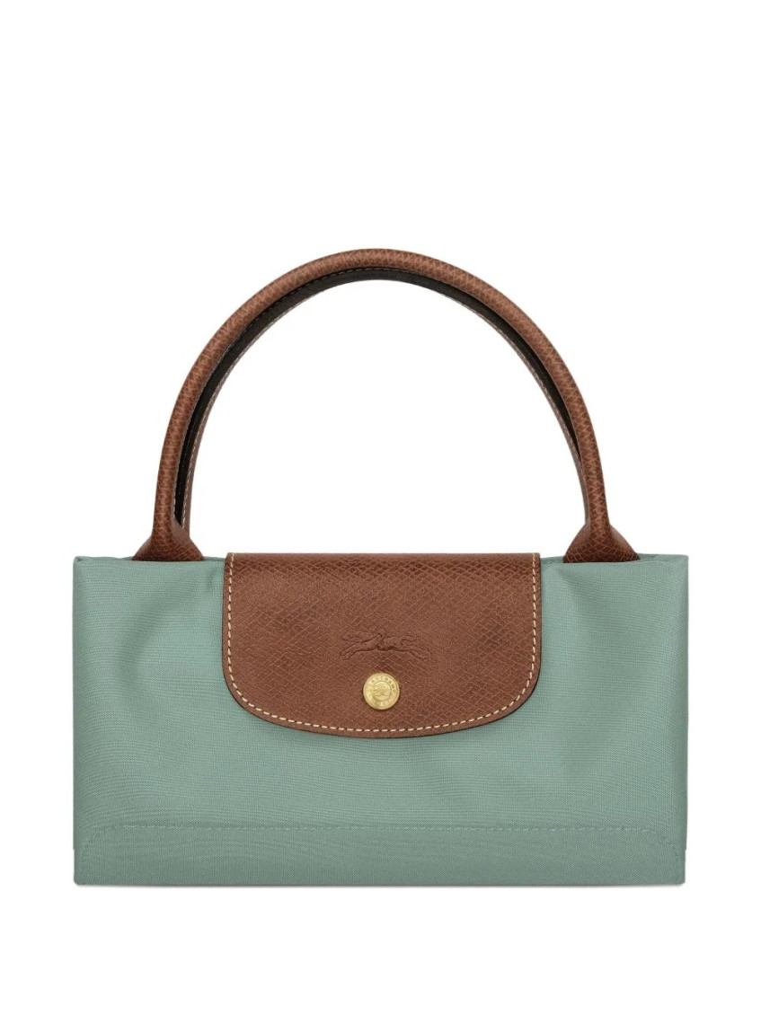 Longchamp Green Le Pliage Original Tote In Pink
