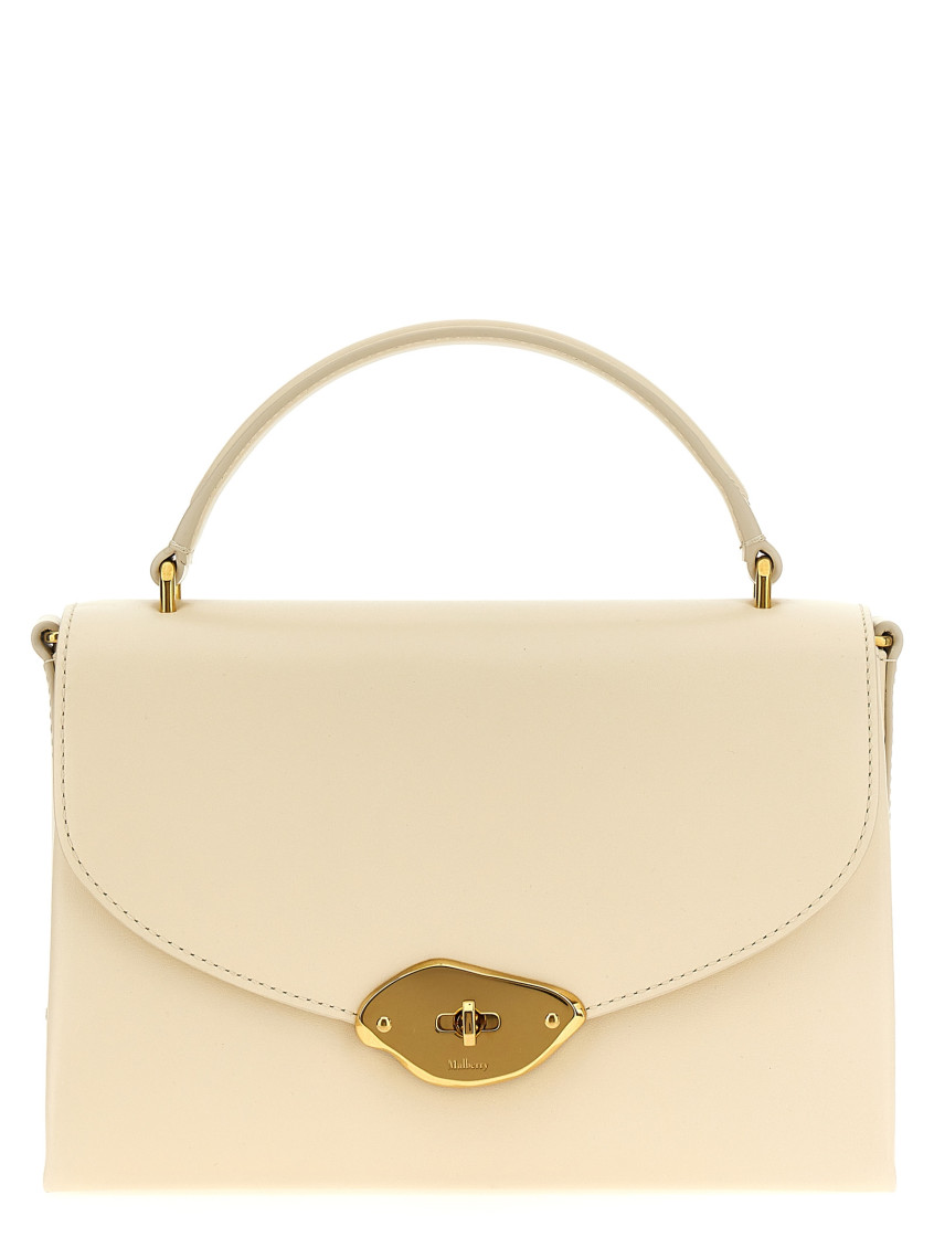 Mulberry "lana Top Handle" Handbag In White