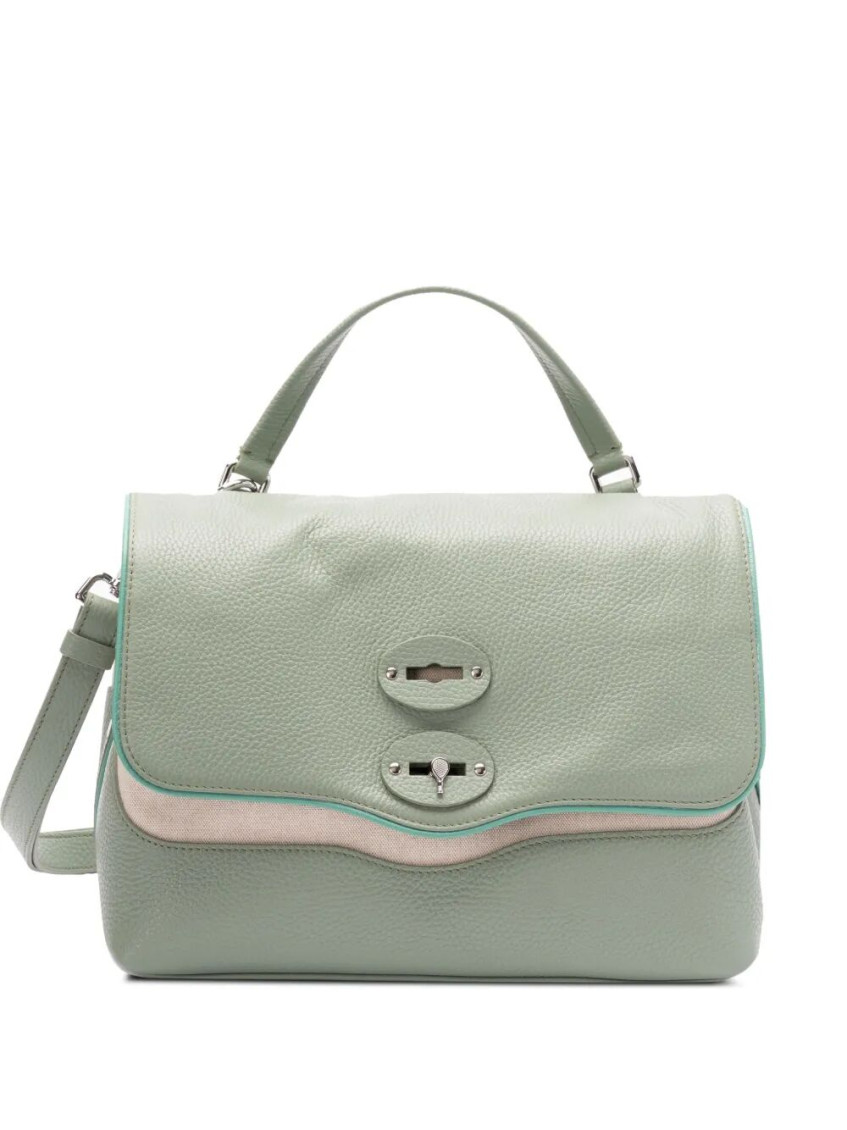 Zanellato Light Green Postina Satchel In Green