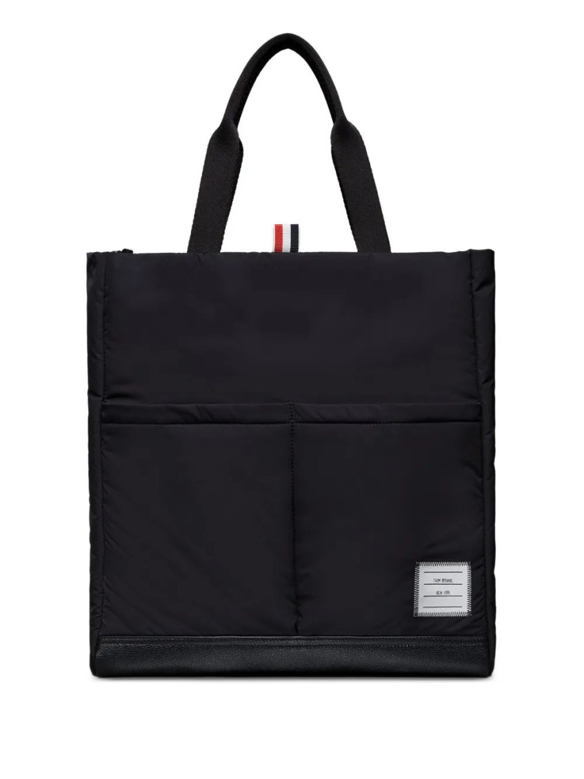 Thom Browne Black Padded Tote Bag