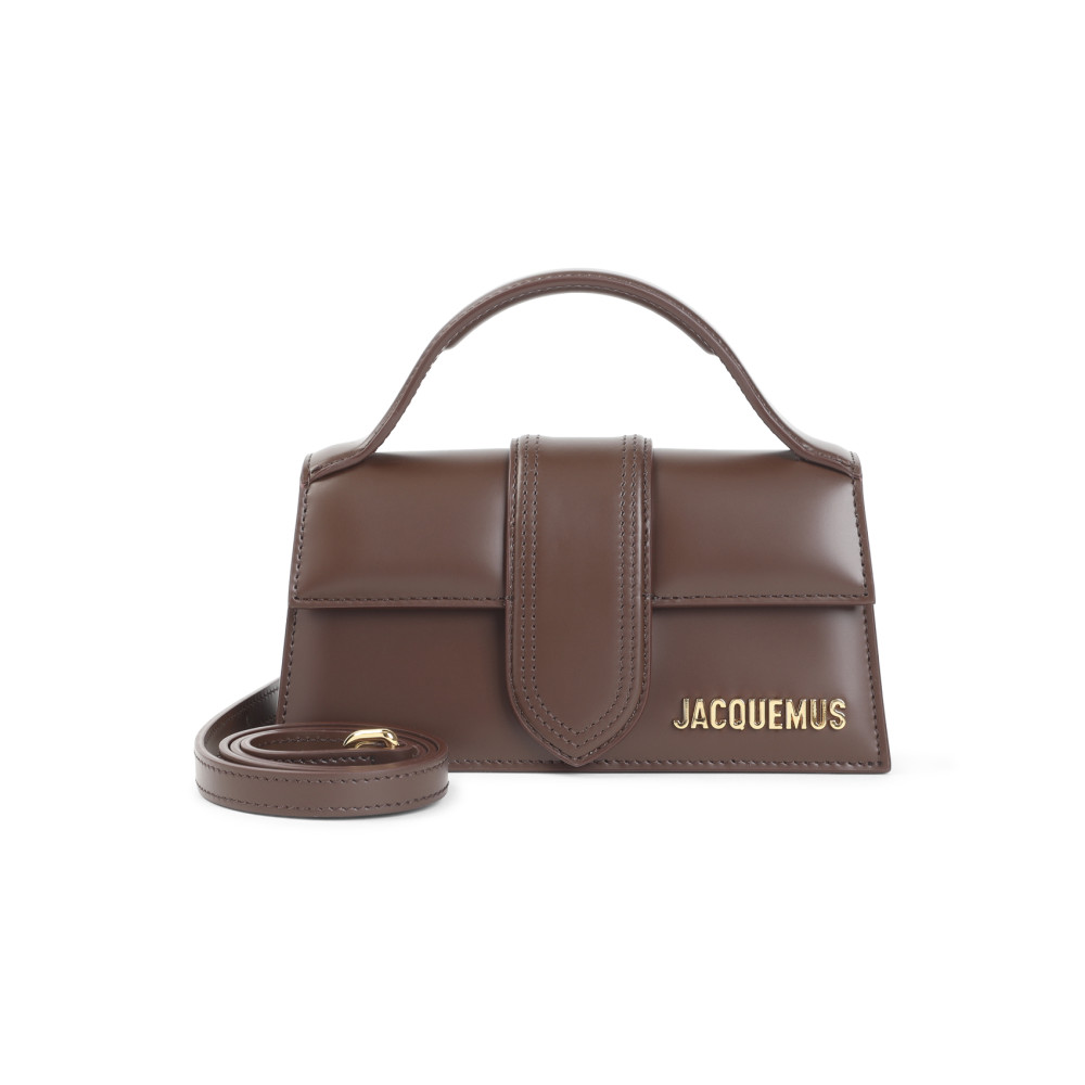 Jacquemus Le Grand Bambino Leather Crossbody Bag In Brown