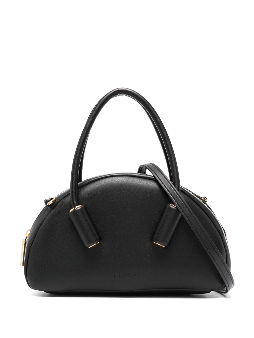 Themoirè Black Selene Satchel Bag In Black