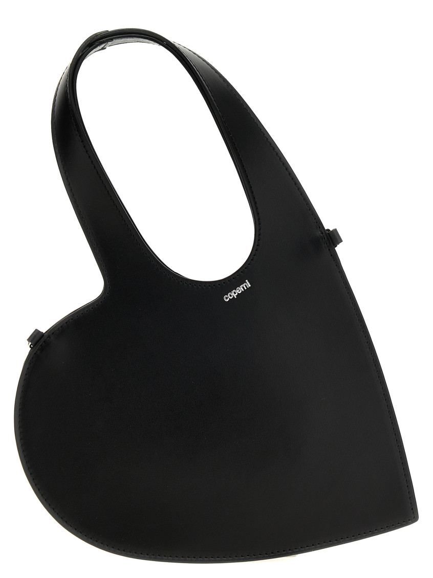 Shop Coperni Black Baby Heart Handbag