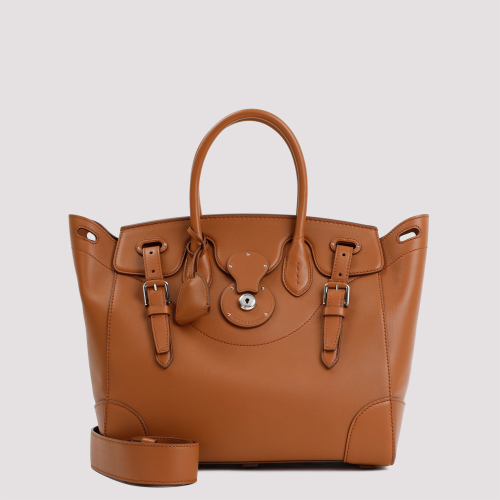Shop Ralph Lauren Brown Soft Ricky 33 Tote